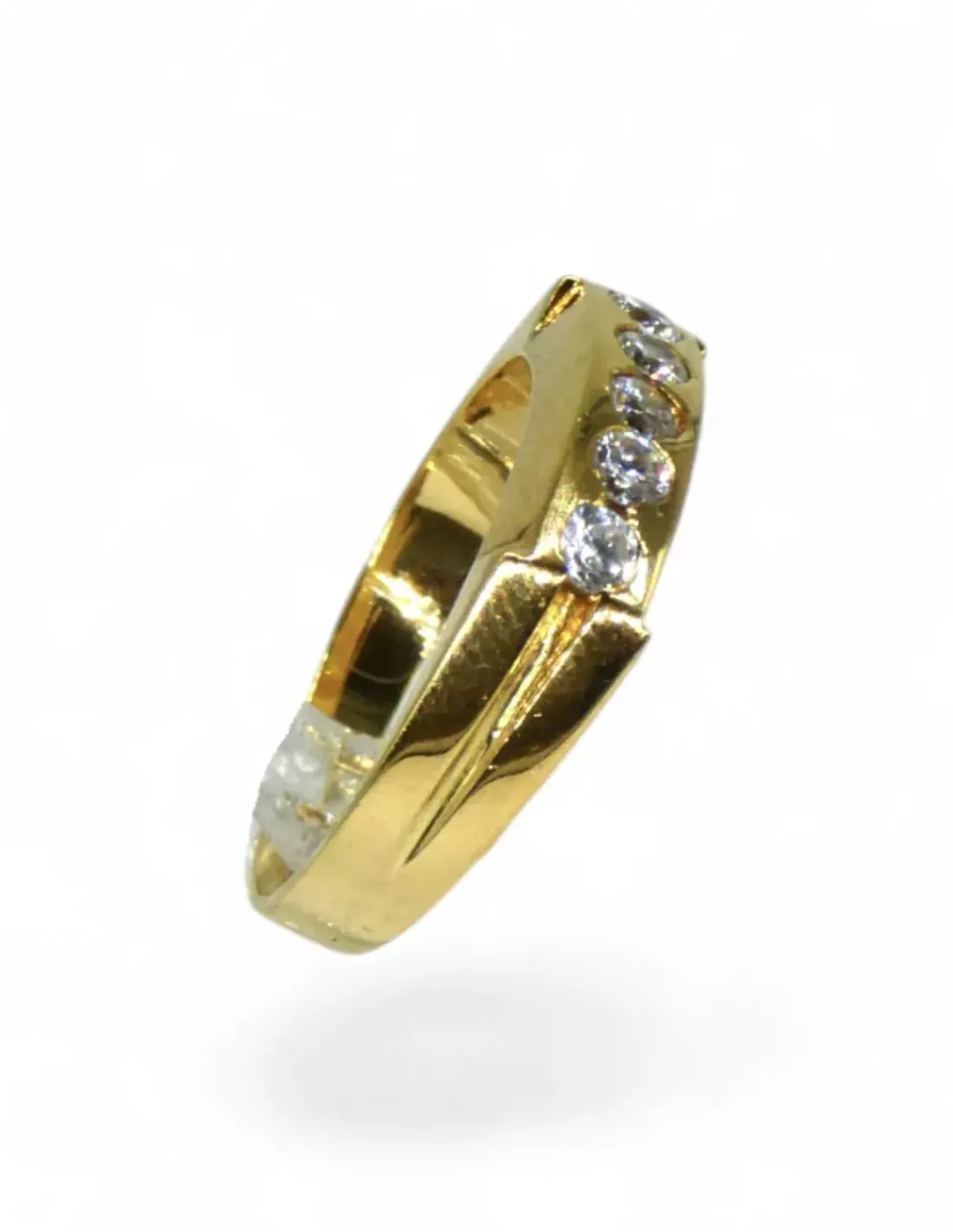 Flash Sale Anillo 5 circonitas oro 18k Anillos De Oro | Anillos