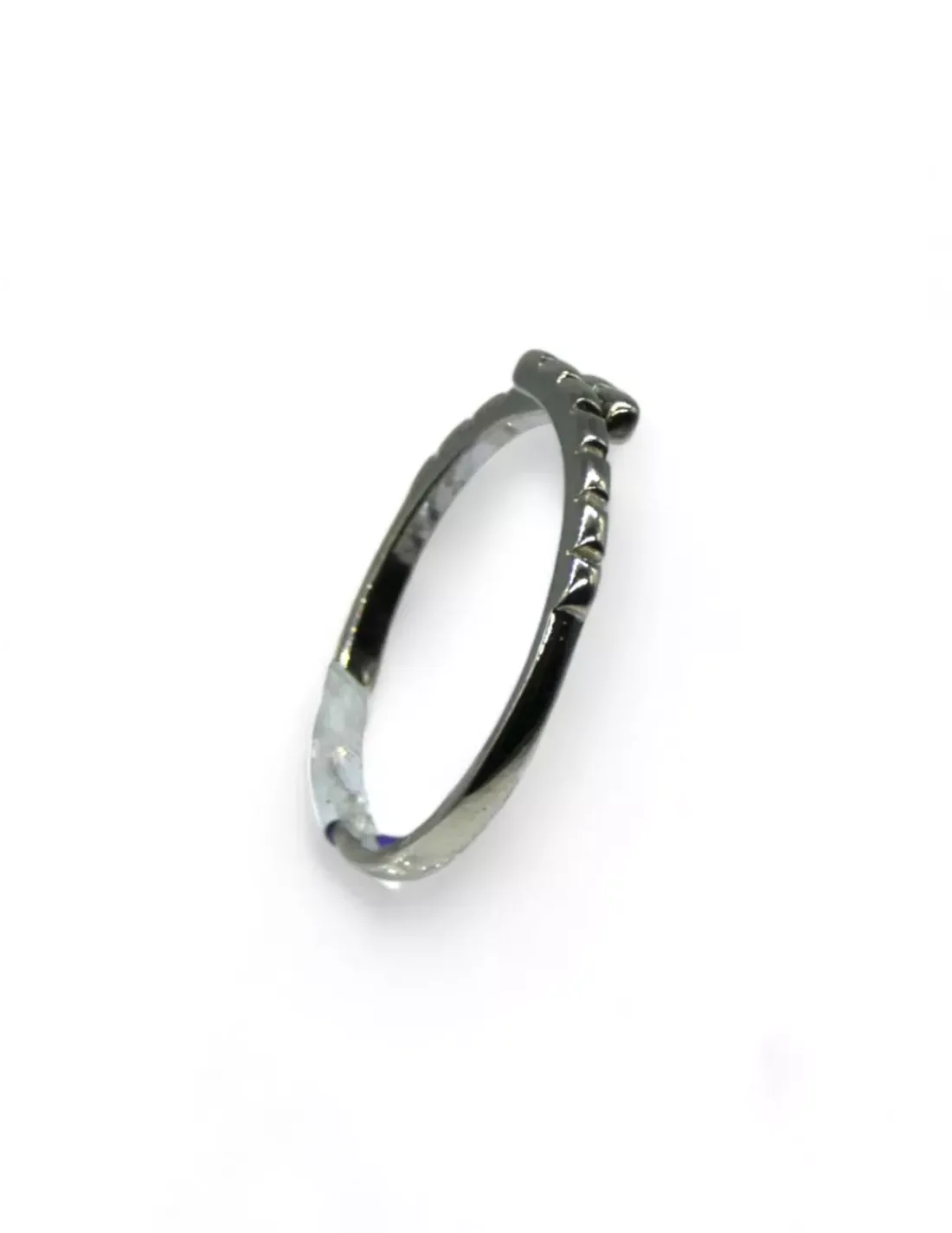 Sale Anillo abierto ajustable cruzado tallado plata 925 Anillos De Plata | Anillos