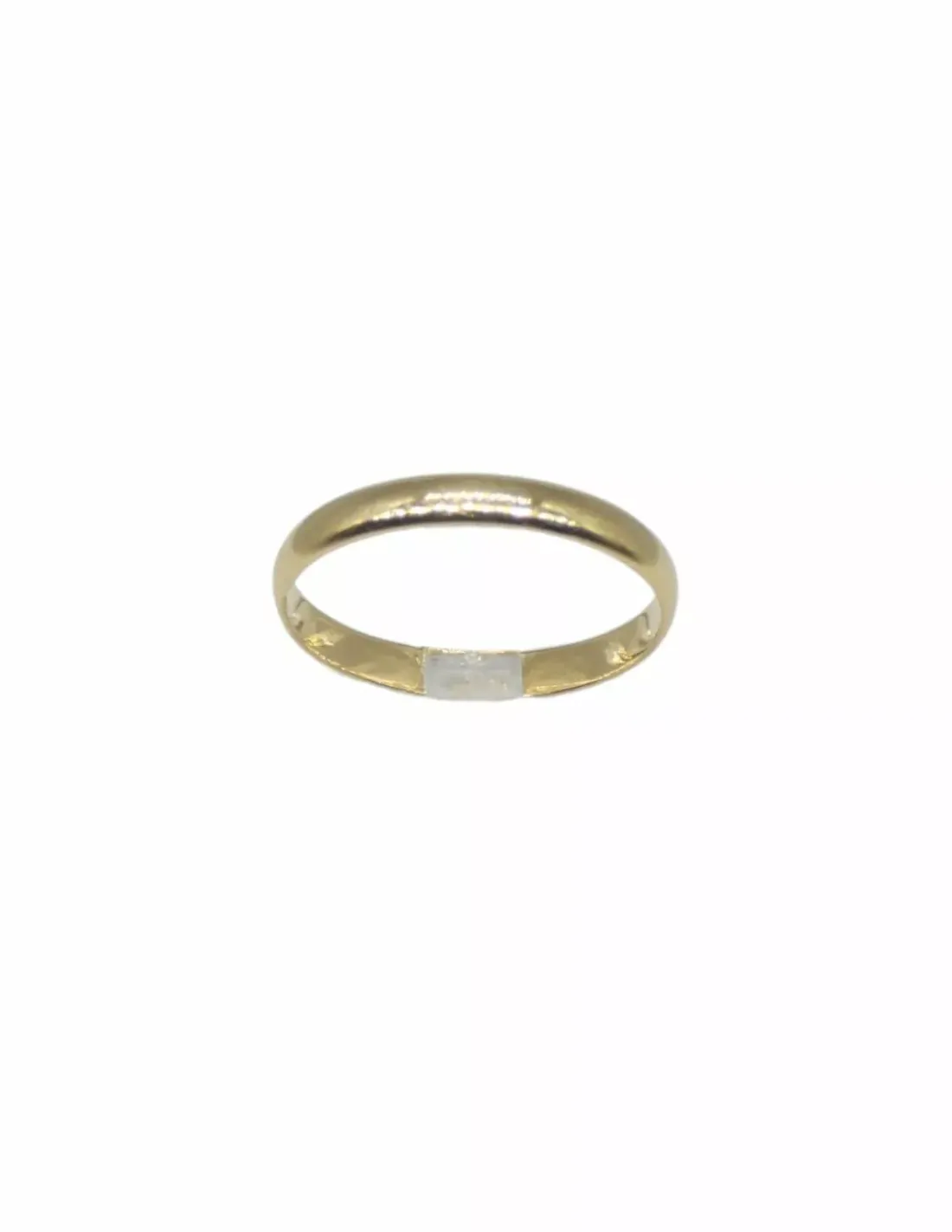 Store Anillo alianza lisa media caña oro 18k - 3mm Alianzas De Oro | Anillos De Oro