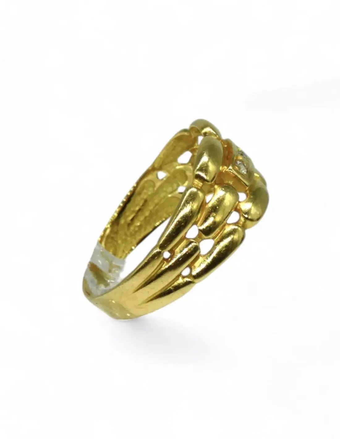 Online Anillo bismark circonitas oro 18k - T.21 Anillos De Oro | Anillos