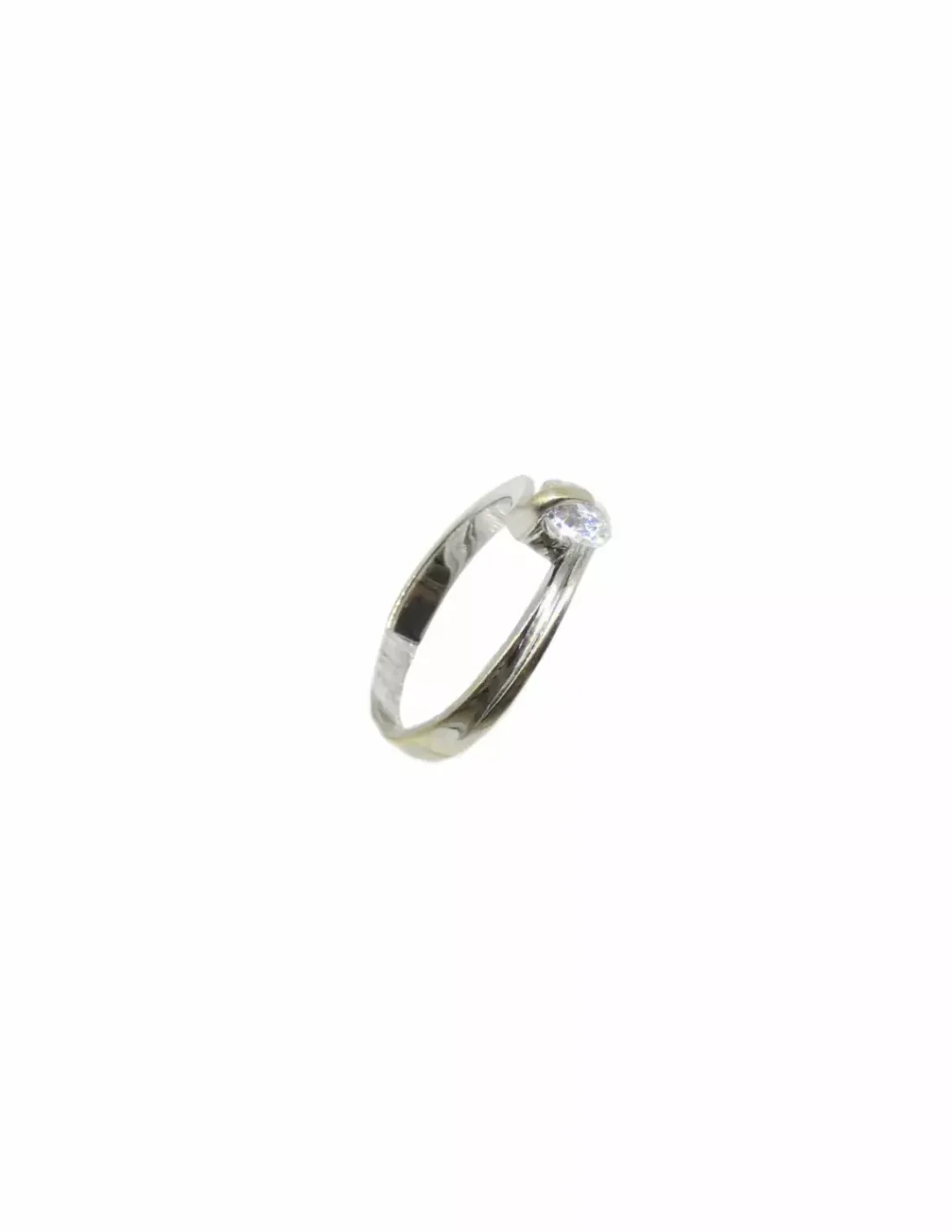 Sale Anillo compromiso oro blanco 18k - T.13 Anillos De Oro Blanco | Anillos