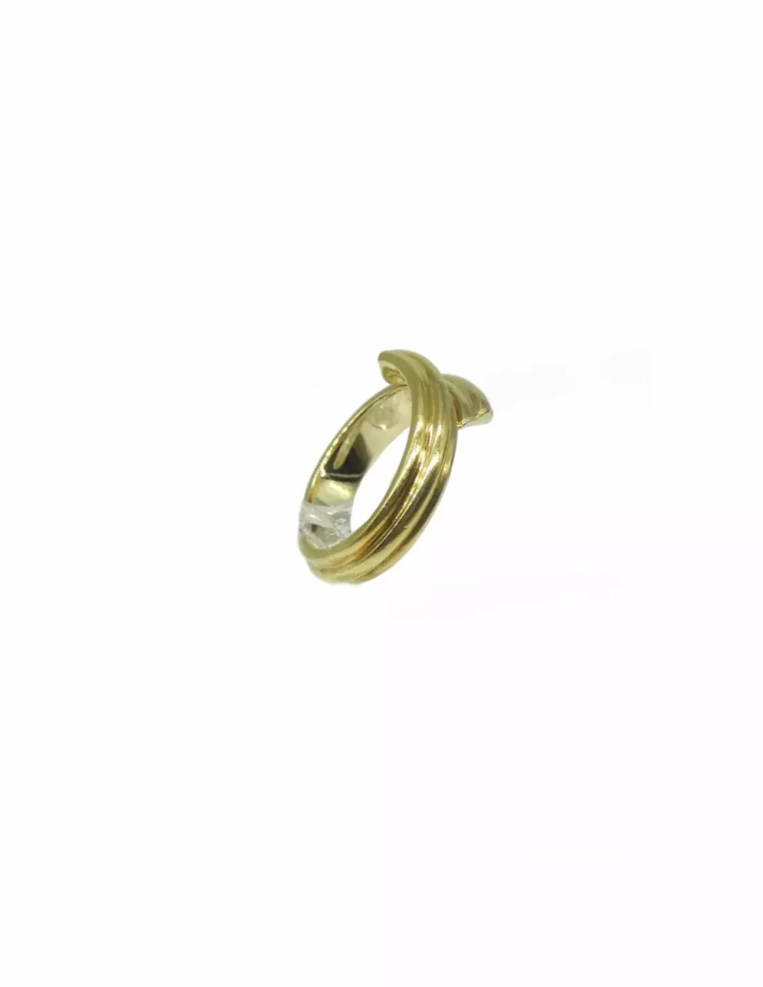 Flash Sale Anillo dos puntas abierto oro 18k - T.13 Anillos De Oro | Anillos