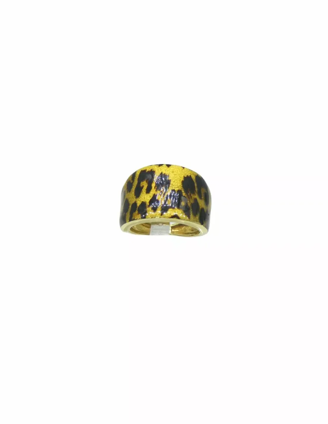 Sale Anillo esmaltado leopardo oro 18k - T.11 Anillos De Oro | Anillos