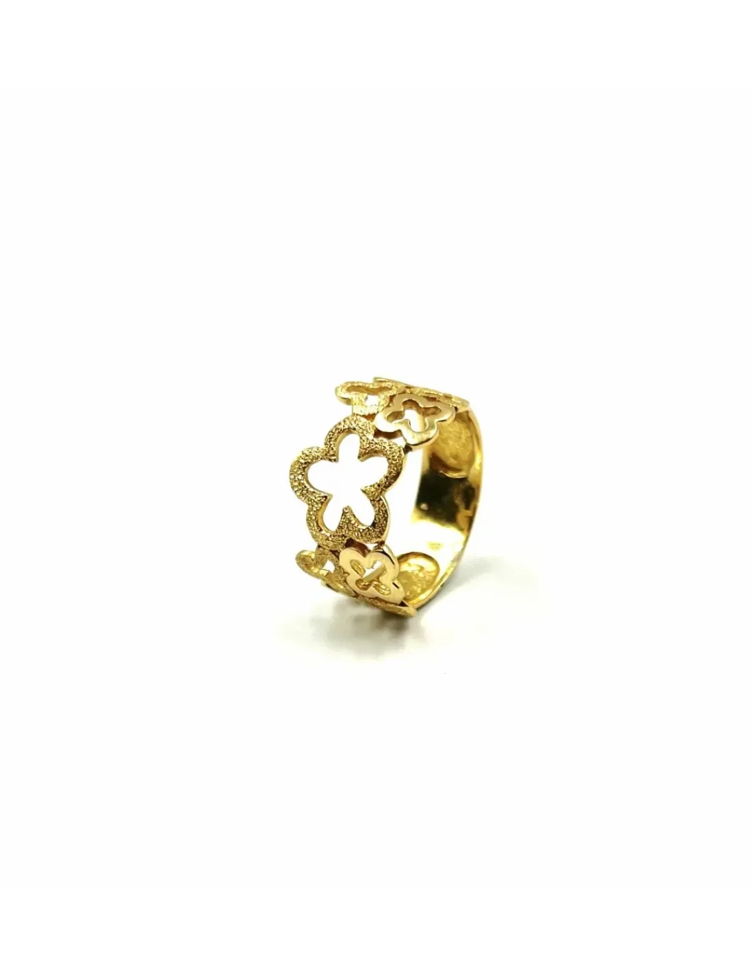 Hot Anillo flores caladas 18k - T.16 Anillos De Oro | Anillos