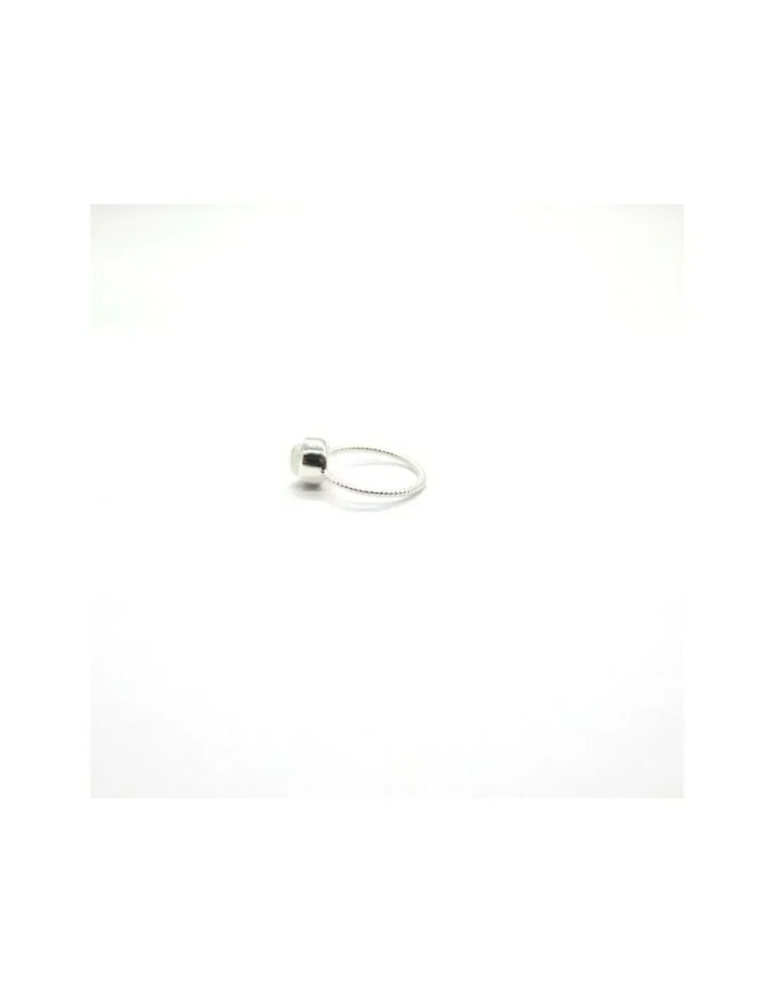 Store Anillo plata trenzado textura piedra redonda multicolor Anillos De Plata | Anillos