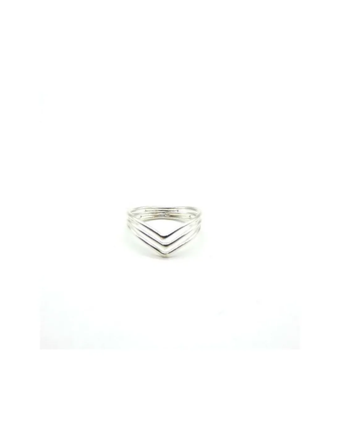 Sale Anillo plata triple en pico Anillos De Plata | Anillos