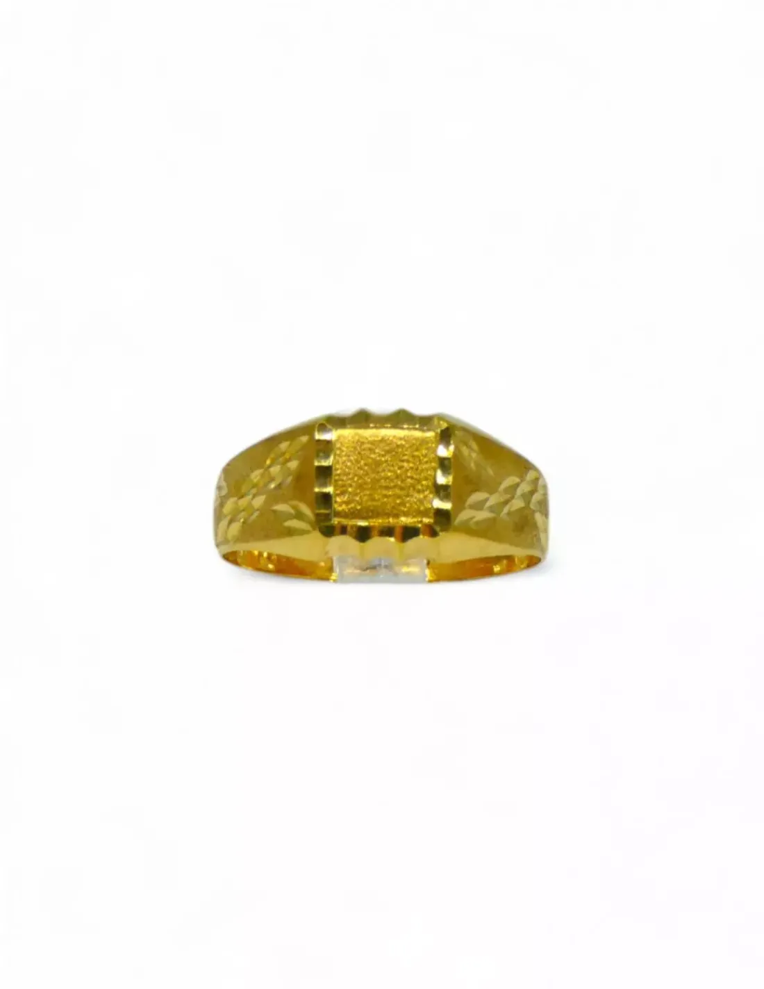 Best Anillo sello cuadrado lateral labrado oro 18k - T.10 Sellos | Anillos De Oro