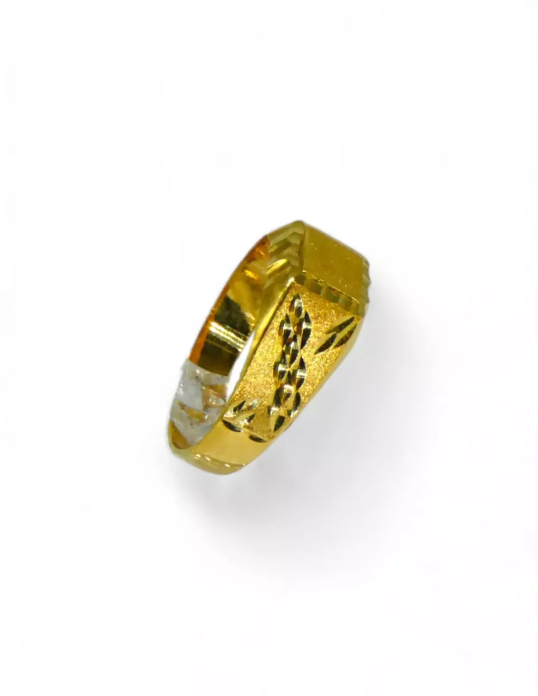 Best Anillo sello cuadrado lateral labrado oro 18k - T.10 Sellos | Anillos De Oro