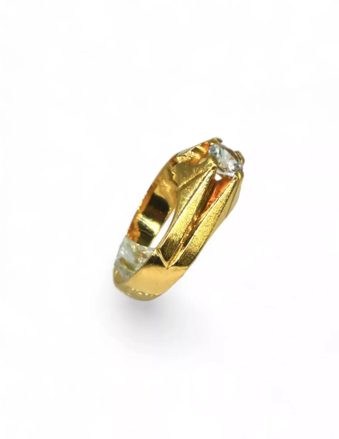 Sale Anillo solitario circonita oro 18k - T.15 Anillos De Oro | Anillos