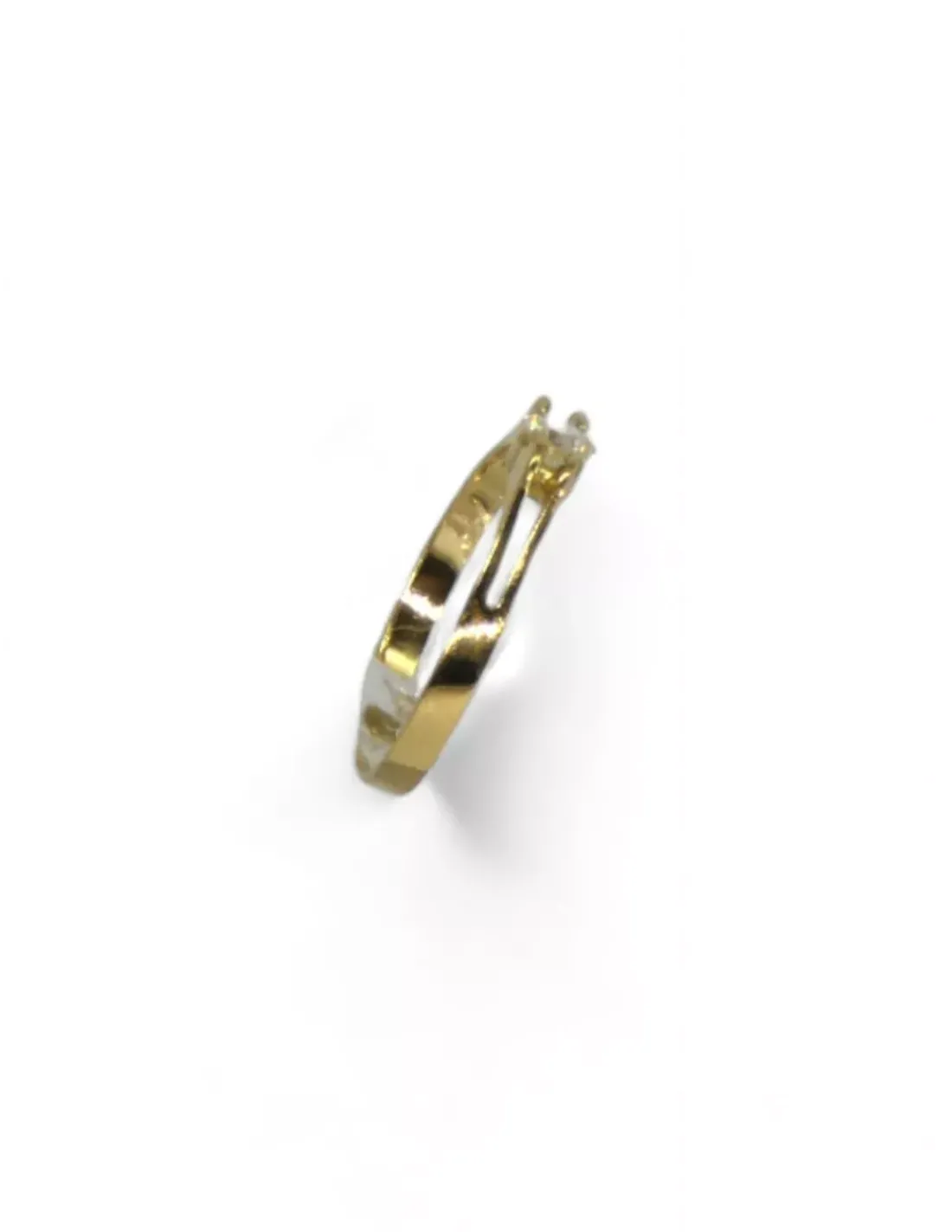 Online Anillo solitario circonita oro 18k - T.14 Anillos De Oro | Anillos