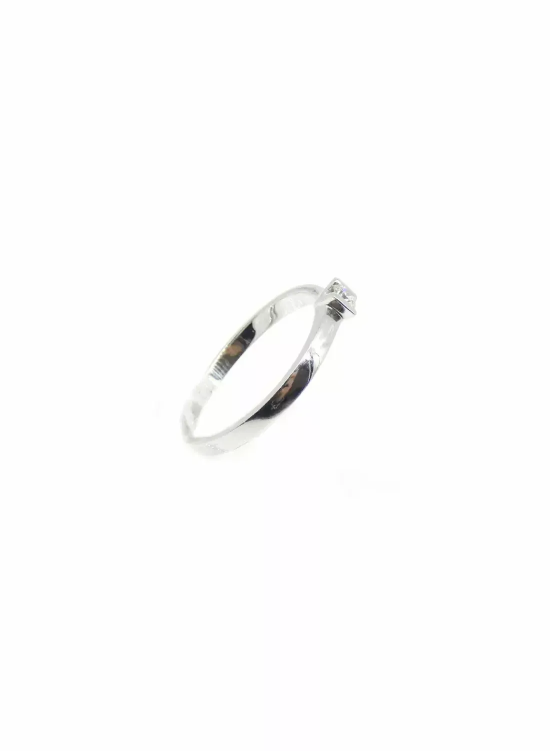 Cheap Anillo solitario con diamante oro blanco 18k - T.14 Anillos Con Brillantes | Anillos De Oro Blanco