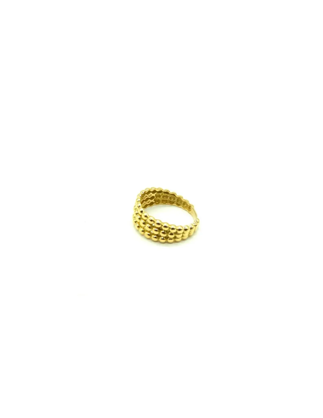 Sale Anillo triple aro bolitas oro 18k - T.13 Anillos De Oro | Anillos