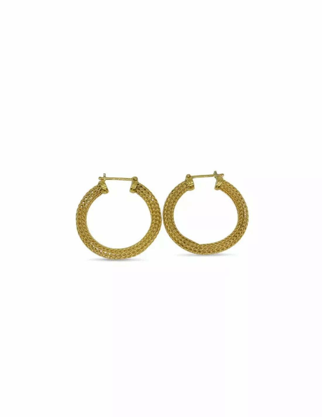 Best Sale Aro malla oro 18k Aros De Oro