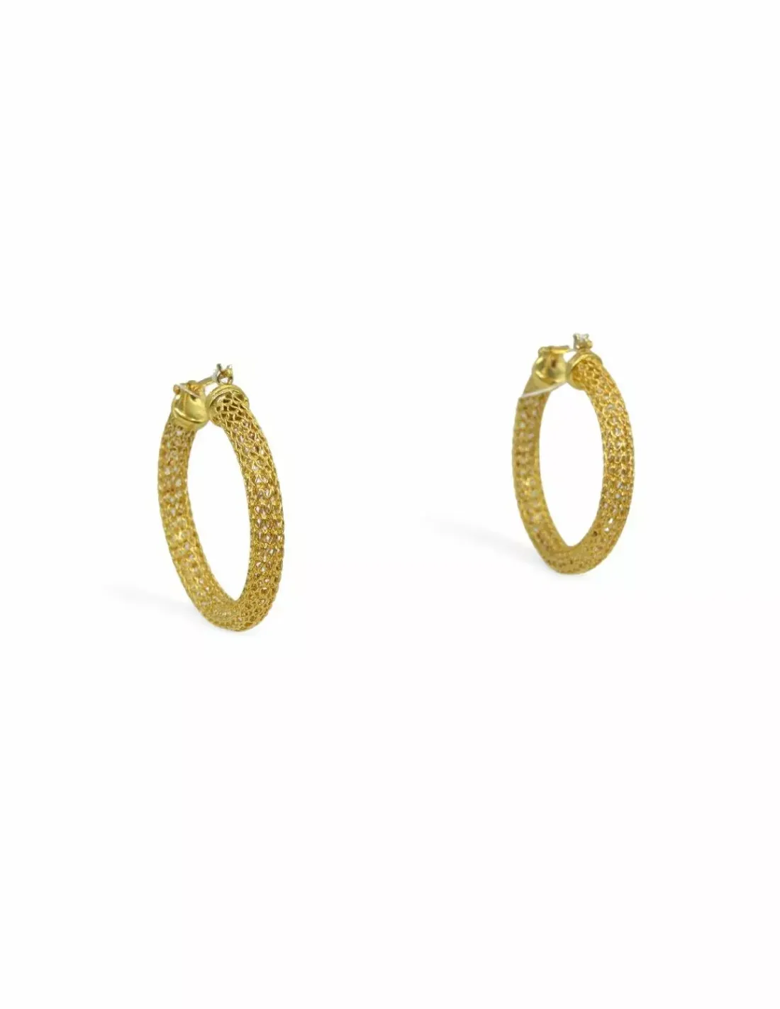 Best Sale Aro malla oro 18k Aros De Oro