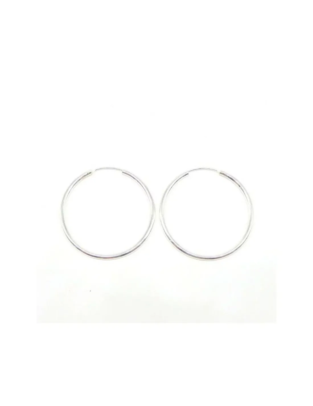 Clearance Aros plata de Ley 35 x 2mm Aros De Plata