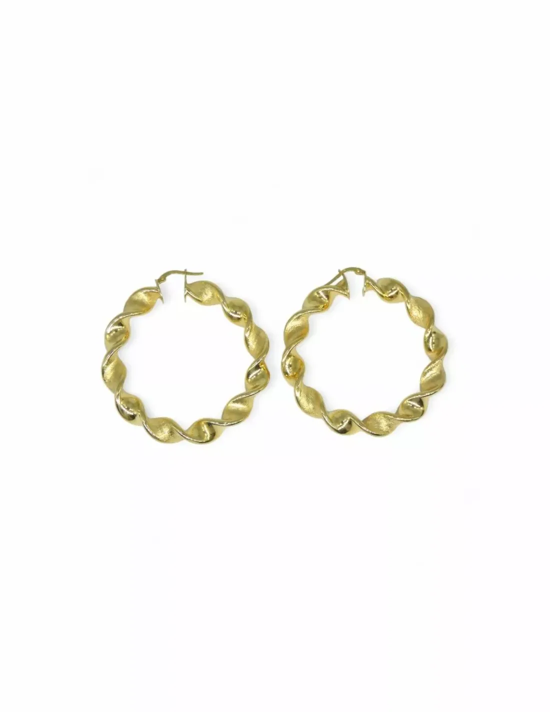 Store Aros retorcidos oro 18k Aros De Oro | Pendientes De Oro