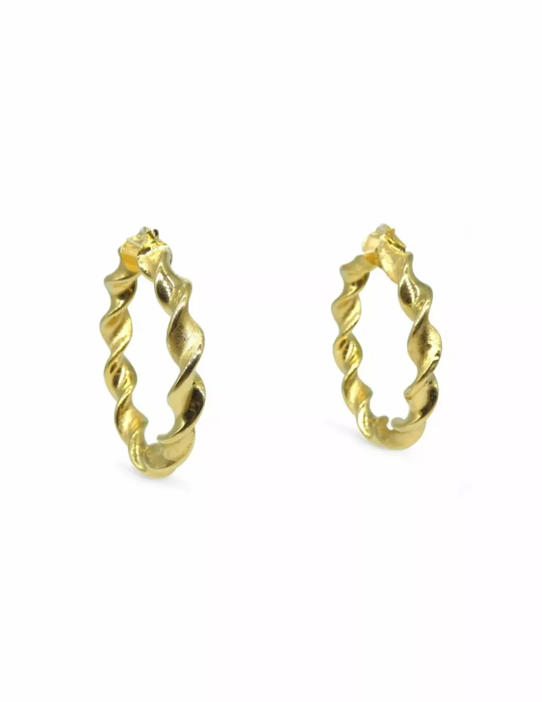 Store Aros retorcidos oro 18k Aros De Oro | Pendientes De Oro