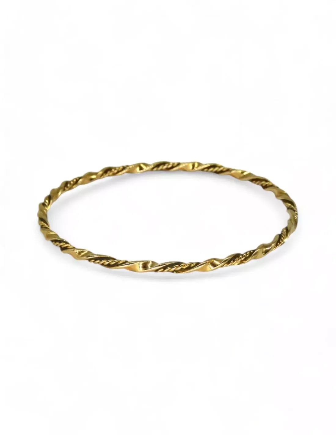 Clearance Caña rizada oro 18k - 6.5cm Cañas | Pulseras De Plata