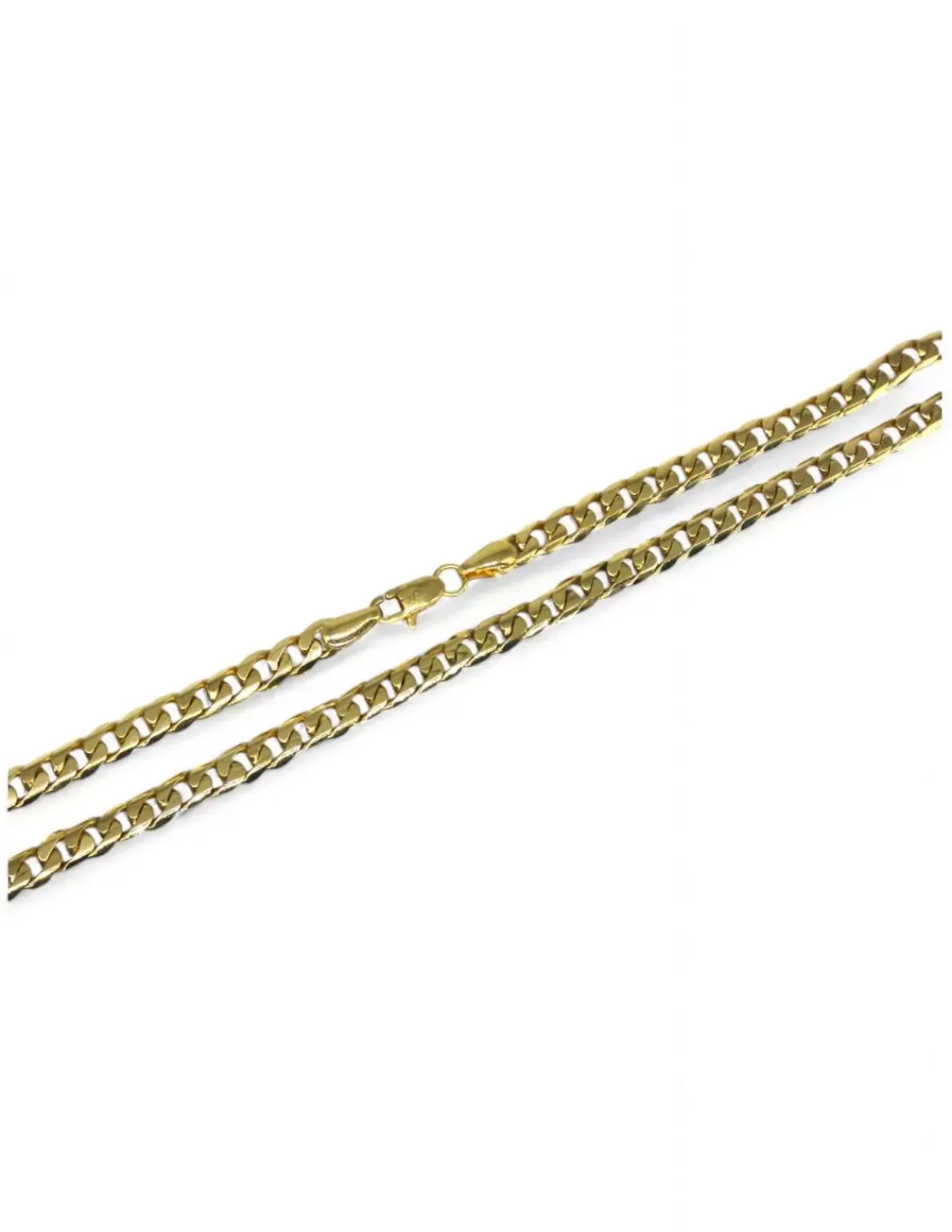 Best Sale Cadena barbada oro 18k - 48x0.5cm Cadenas De Oro