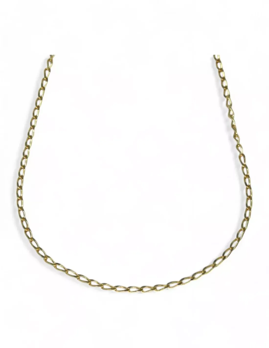 Clearance Cadena Bilbao oro 18k - 50cm Cadenas De Oro