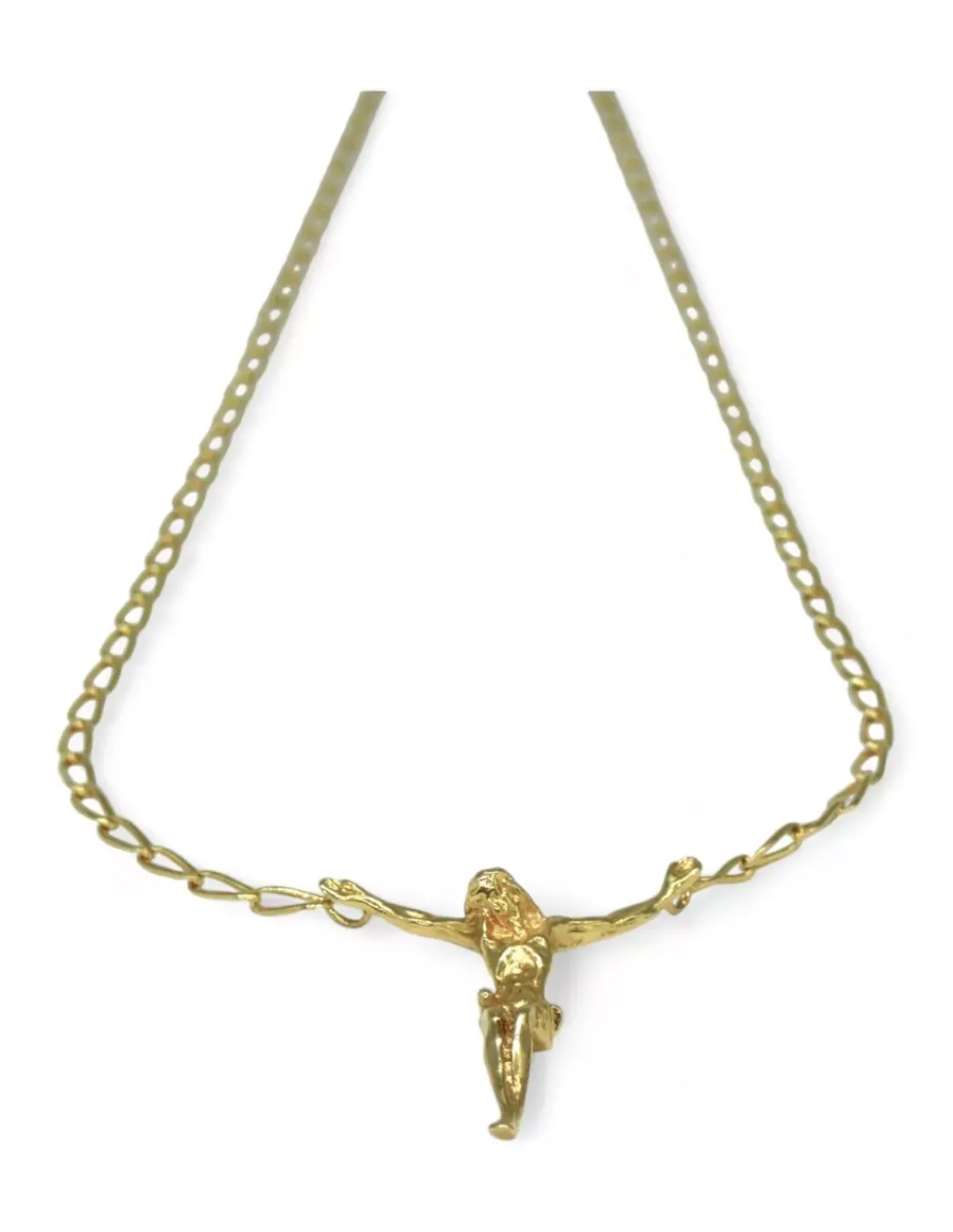 Flash Sale Cadena Cristo Dalí oro 18k - 53cm Cadenas De Oro