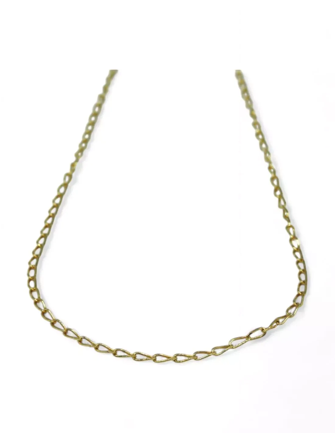 Clearance Cadena eslabón Bilbao oro 18k - 50cm Cadenas De Oro