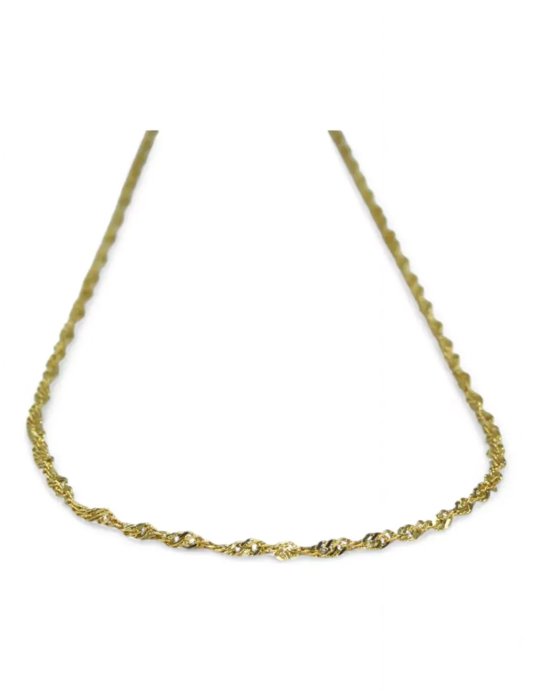 Fashion Cadena Singapur oro 18k - 40cm Cadenas De Oro