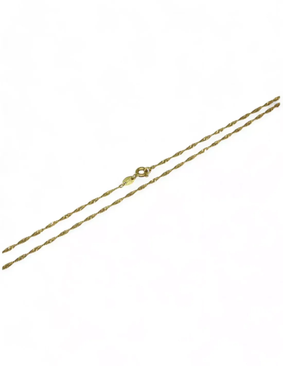 Shop Cadena Singapur oro 18k - 50cm Cadenas De Oro