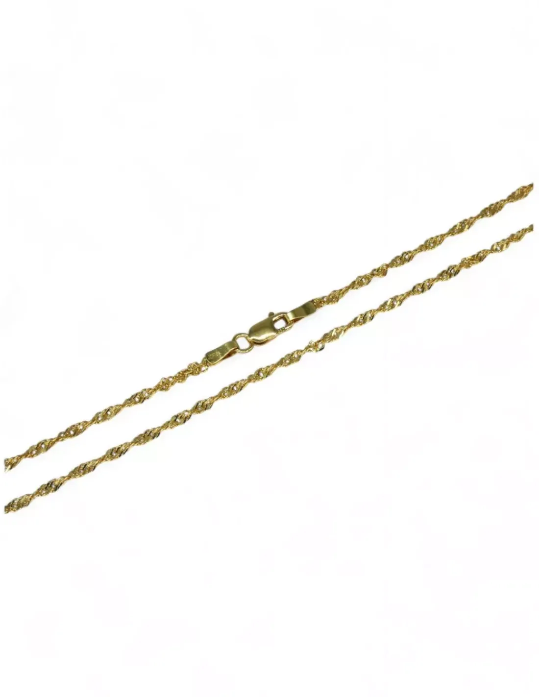 Fashion Cadena Singapur oro 18k - 40cm Cadenas De Oro