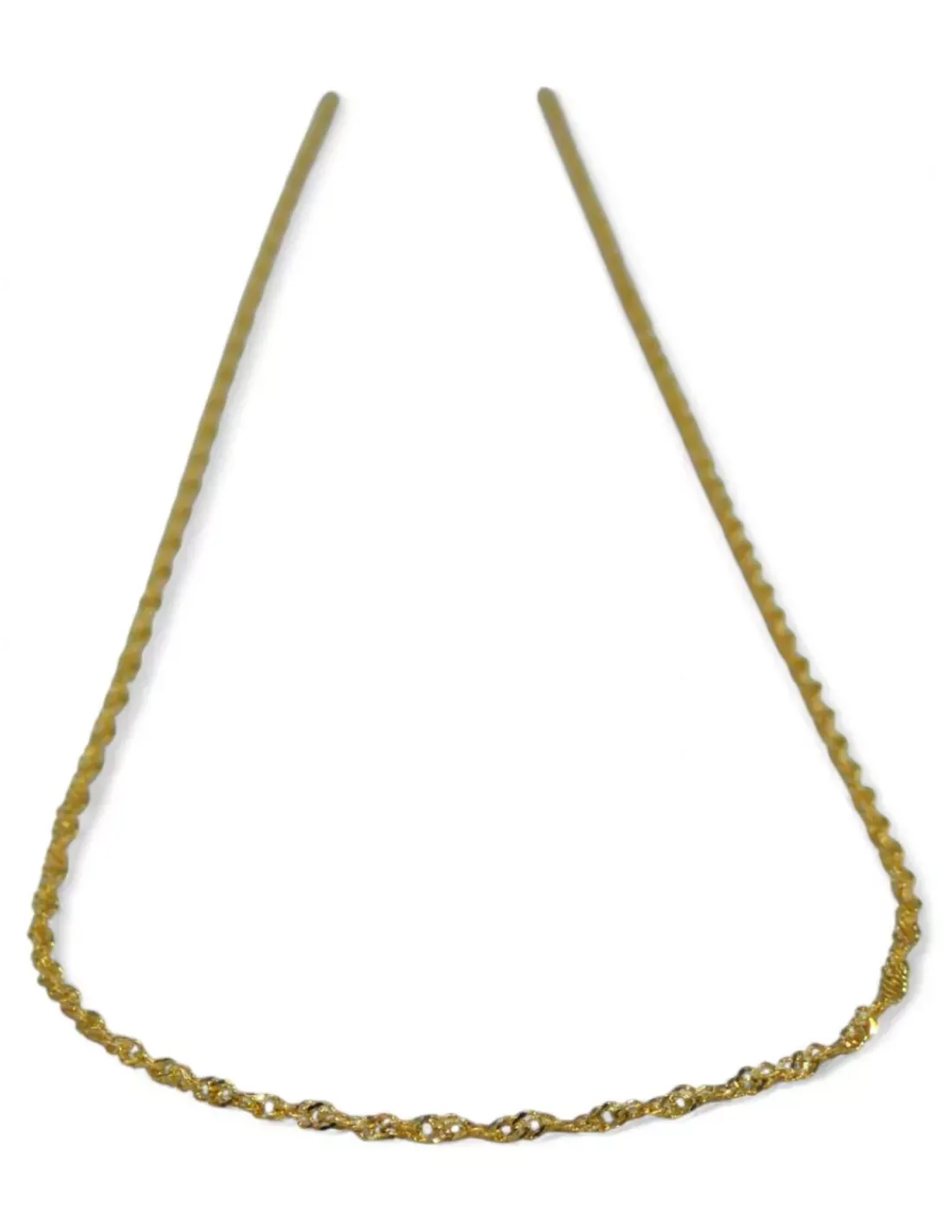 Clearance Cadena Singapur oro 18k - 44x0.1cm Cadenas De Oro