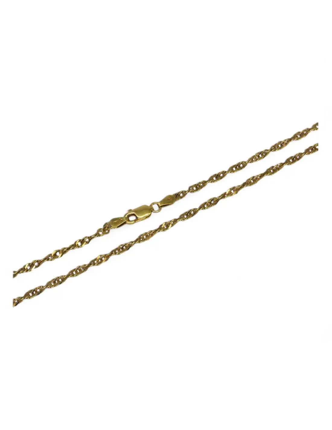 Discount Cadena singapur oro 18k - 62x0.2cm Cadenas De Oro