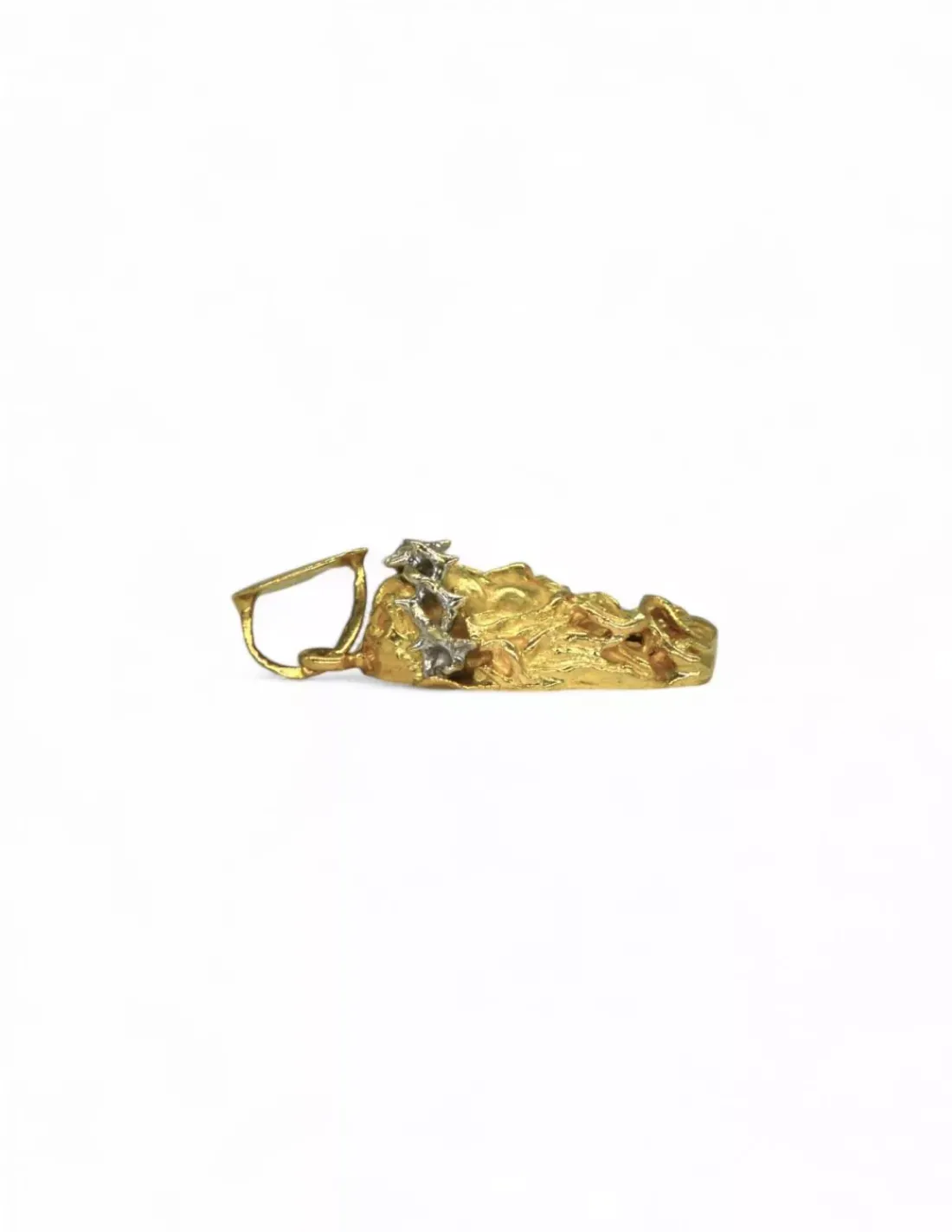 Sale Colgante cabeza Cristo oro bicolor 18k Medalla De Cristo | Colgante De Cristo