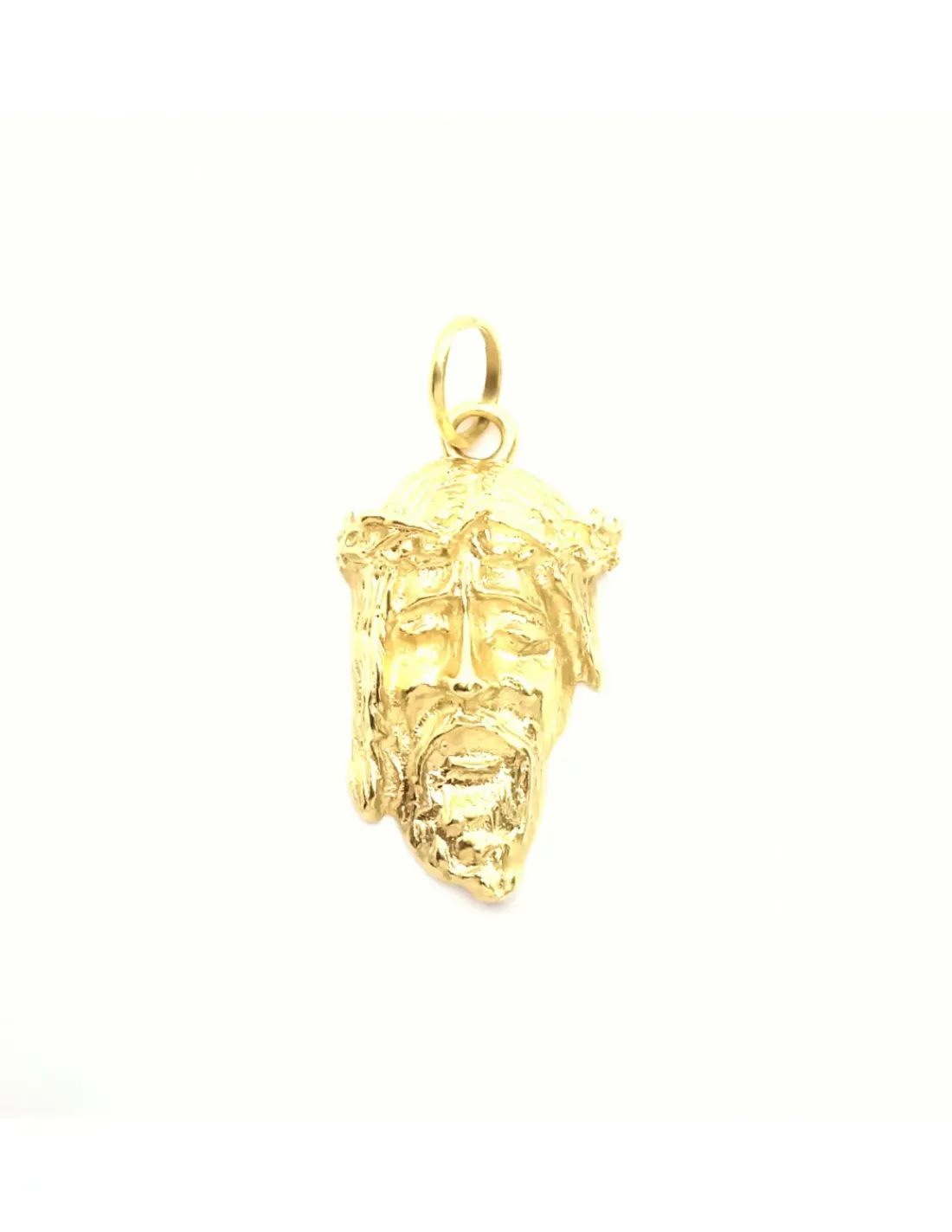 Clearance Colgante Cabeza Cristo Oro 18k - 4.20 gr Medalla De Cristo | Colgante De Cristo