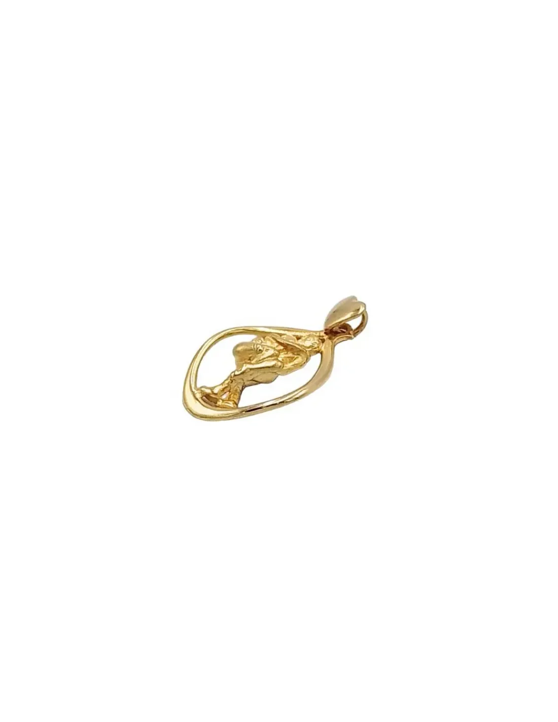 Cheap Colgante calado pareja de enamorados oro 18k Colgante De Corazones