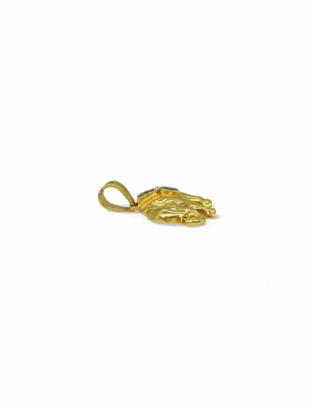 Shop Colgante de elefante con circonitas de colores oro 18k Colgante De Animales