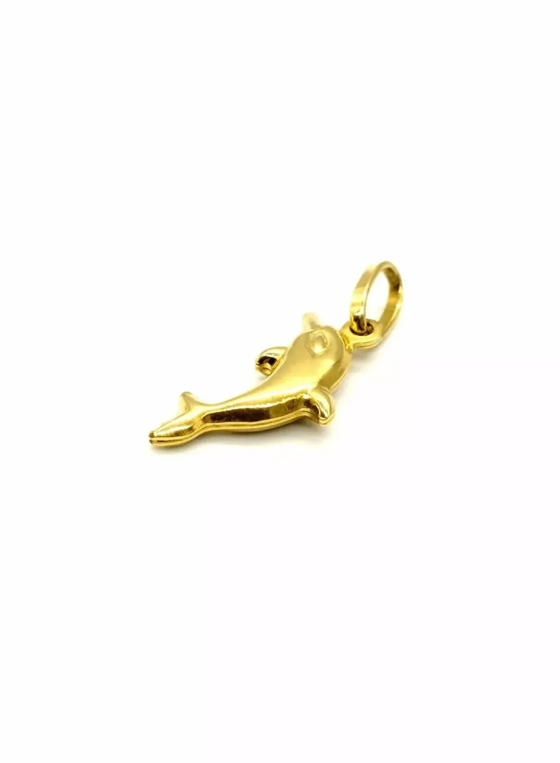 New Colgante delfín oro 18k - 2 cm Colgante De Animales