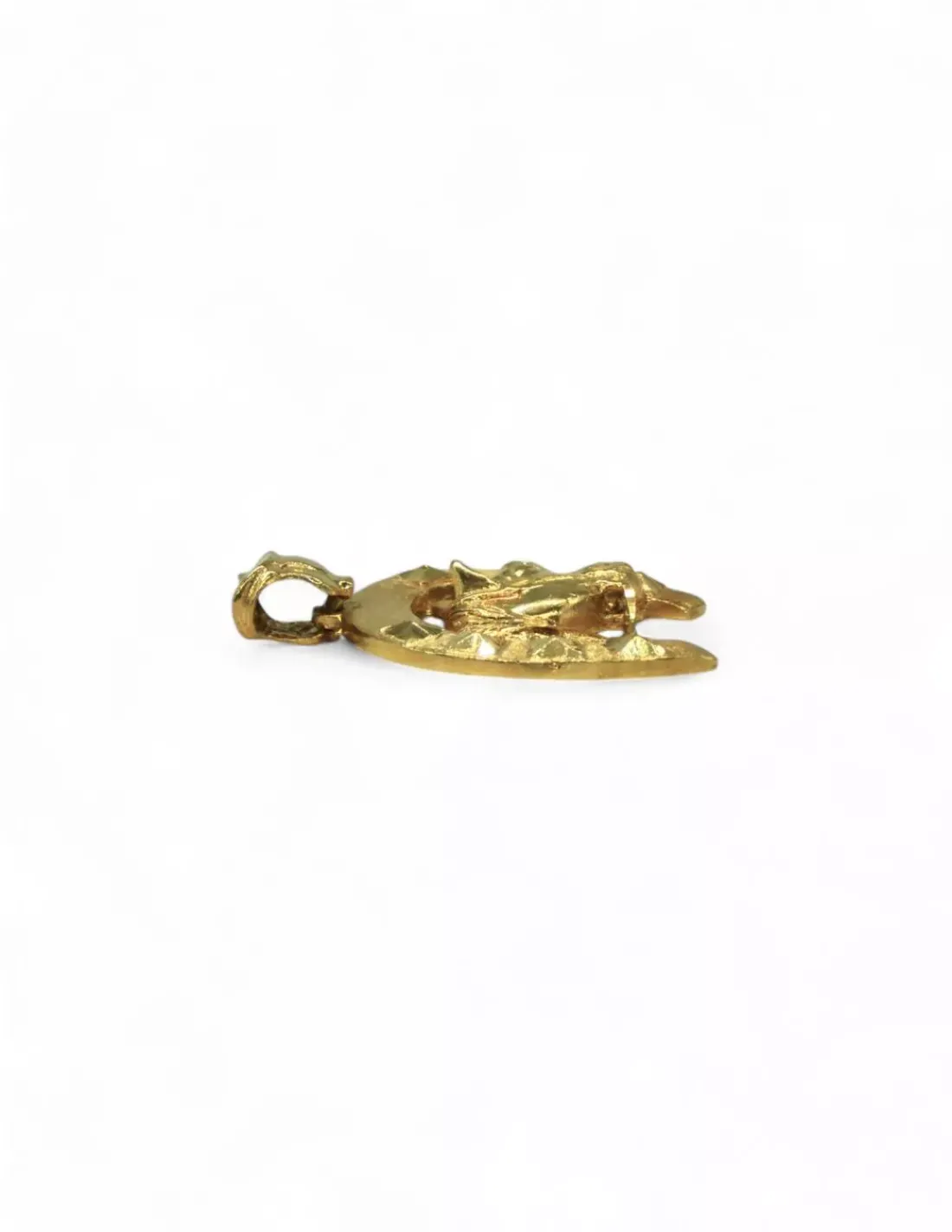 Discount Colgante herradura silueta caballo oro 18k Colgante De Animales