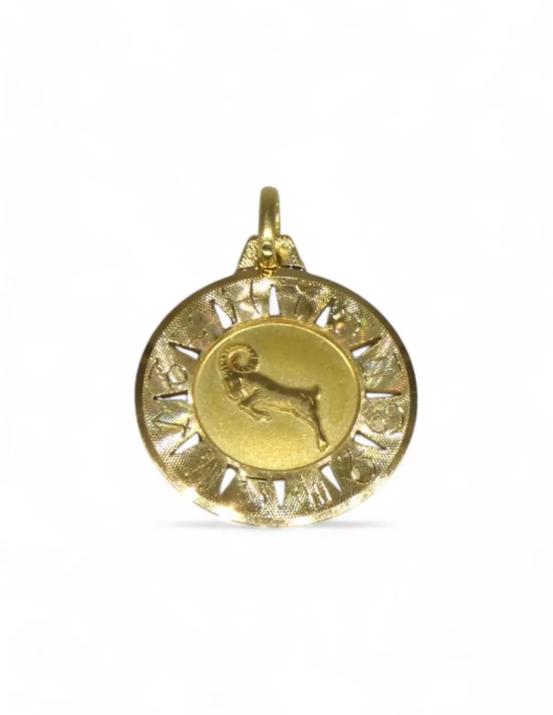 Store Colgante horóscopo Aries oro 18k - 2cm - 2,6gr Colgante De Horóscopo