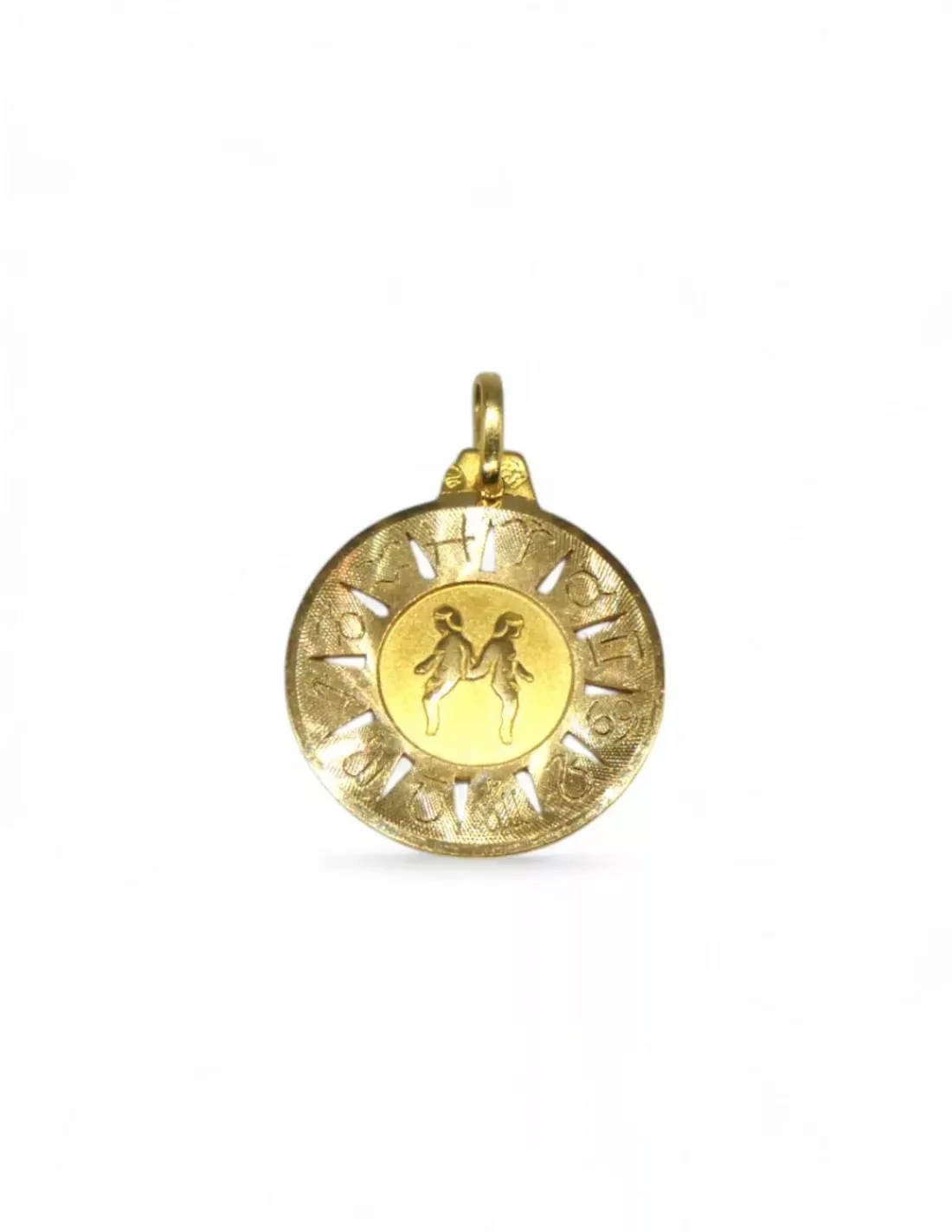 Online Colgante horóscopo Géminis oro 18k - 1,6cm Colgante De Horóscopo