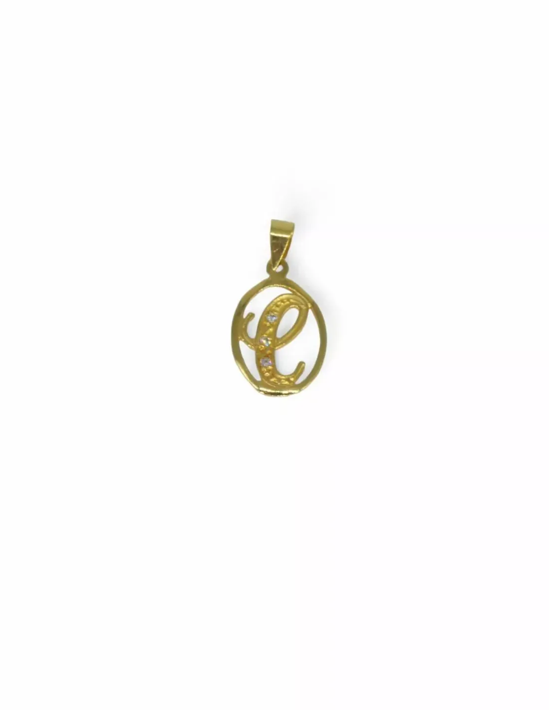 Outlet Colgante letra C oro 18k Colgante Con Iniciales