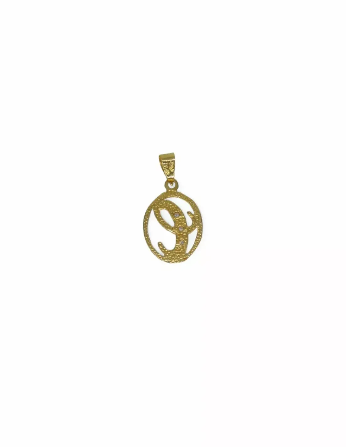 Outlet Colgante letra C oro 18k Colgante Con Iniciales