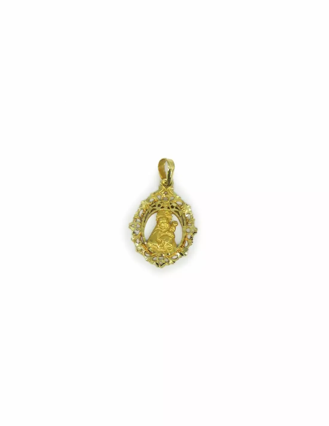 Discount Colgante medalla Virgen calada oro 18k Medalla De La Virgen | Colgante Con La Virgen