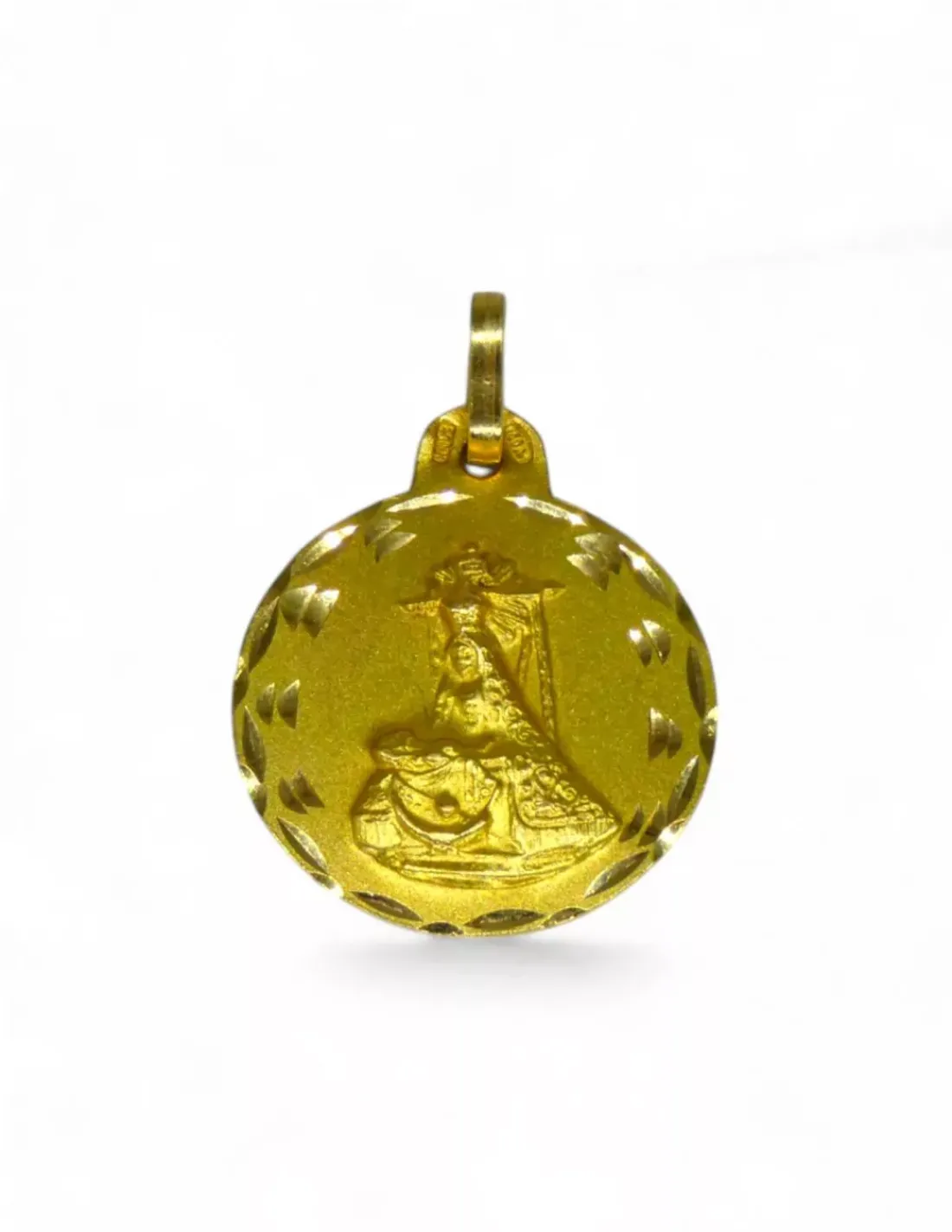 New Colgante medalla virgen de las Angustias oro 18k Medalla De La Virgen | Colgante Con La Virgen