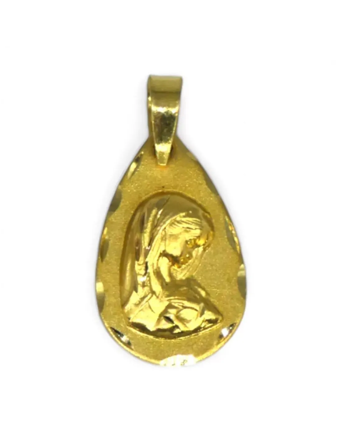 Sale Colgante medalla virgen niña gota oro 18k Medalla De La Virgen