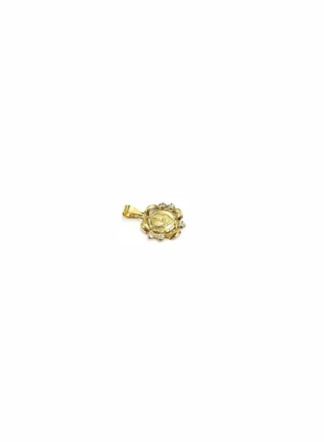 Best Sale Colgante pareja circonitas oro 18k Colgante De Corazones