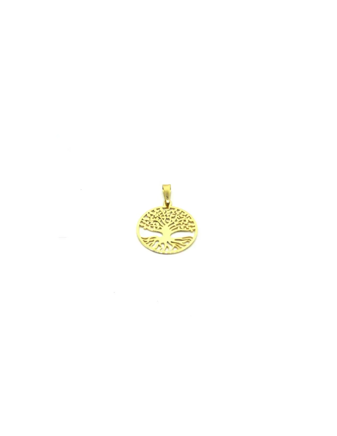 Fashion Colgante árbol de la vida oro 18k - 1,6 cm Colgante De Árbol De La Vida