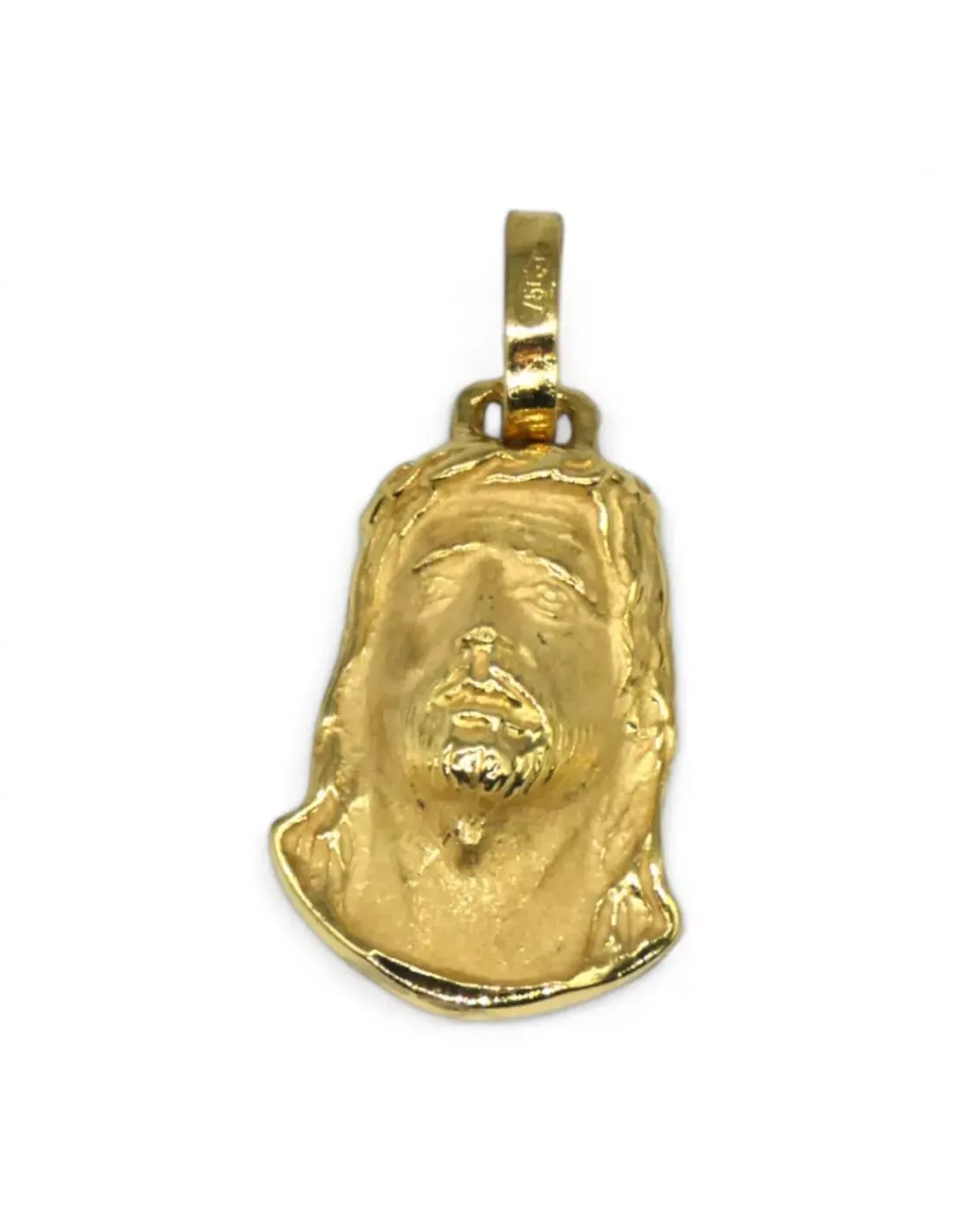 Fashion Colgante rostro de Cristo oro 18k Medalla De Cristo | Colgante De Cristo