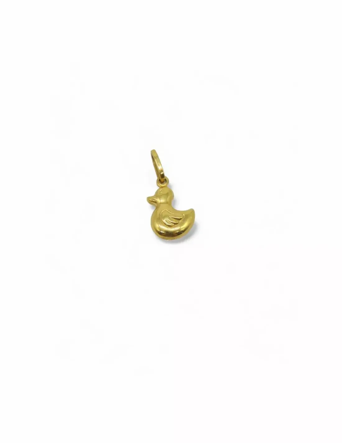 Sale Colgante silueta patito brillo oro 18k Colgante De Animales