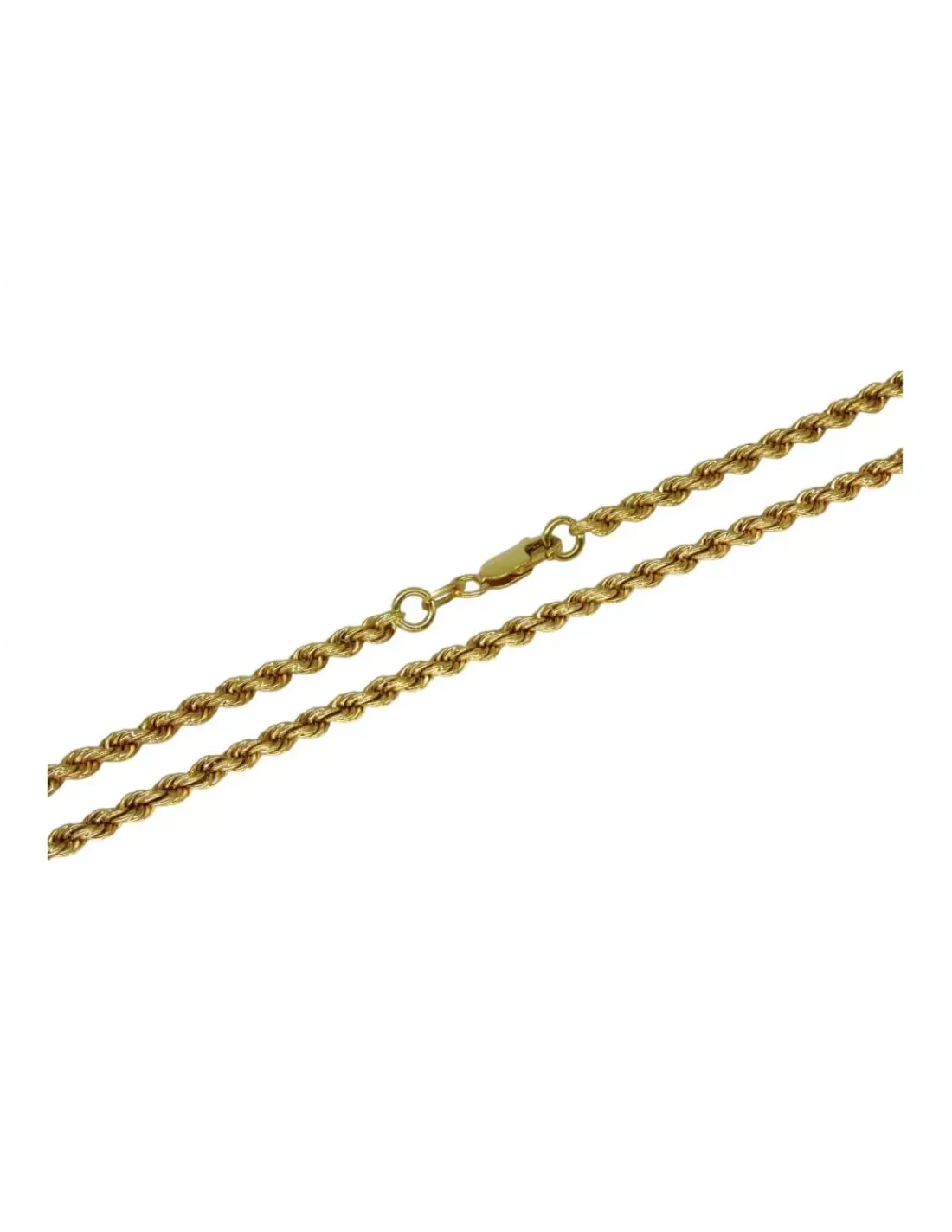 Best Sale Cordón salomónico oro 18k - 60x0.3cm Cordones De Oro