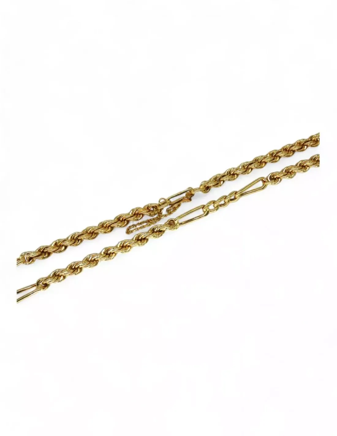 Sale Cordón 3x1 oro 18k - 60x0.5cm Cordones De Oro | Cadenas De Oro